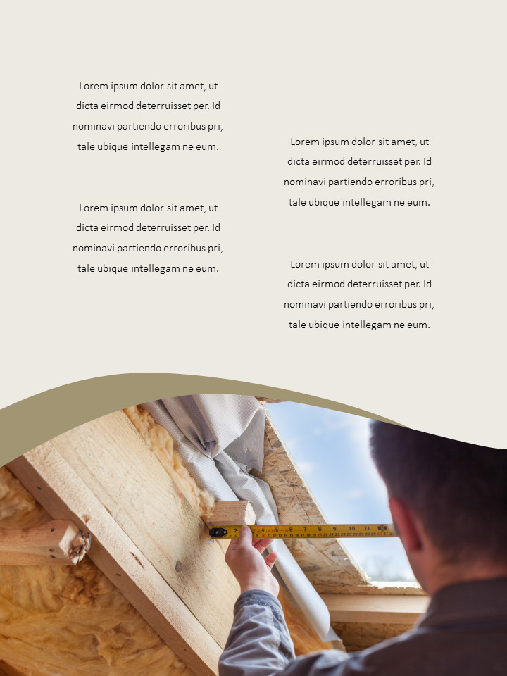 House Construction & Carpentry team presentation template