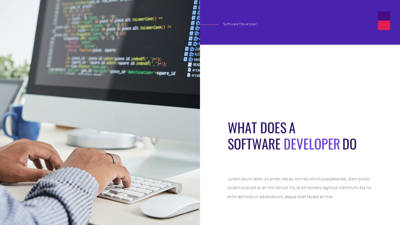 Software Developer Presentation Google Slides Templates