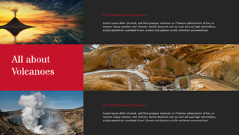 Volcano company profile ppt template_12