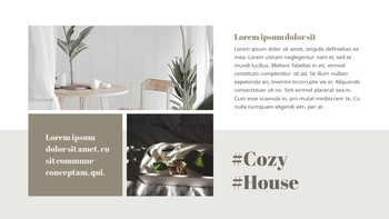 Maison confortable modèle de profil d\