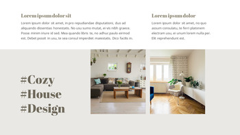 Maison confortable modèle de profil d\