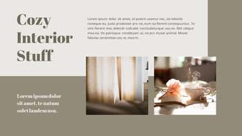 Maison confortable modèle de profil d\