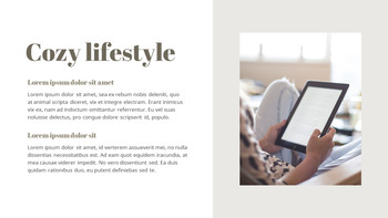 Maison confortable modèle de profil d\