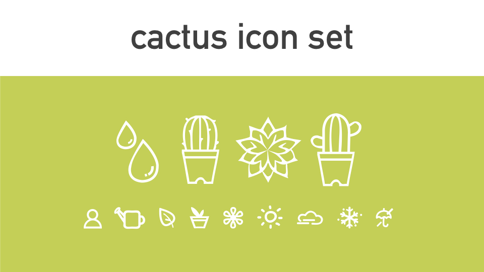 Cactus Keynote Presentation Template|Lifestyle