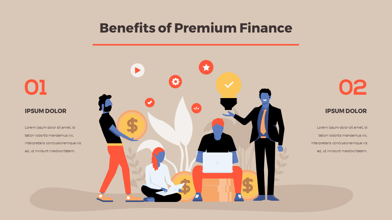 Premium Financing best presentation template