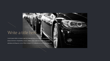 자동차 컨셉 (블랙) 파워포인트 프레젠테이션 PPT_14