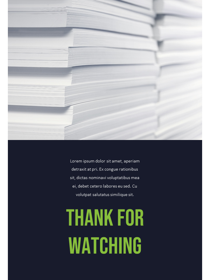 Pulp and Paper Industry Startup PPT Templates