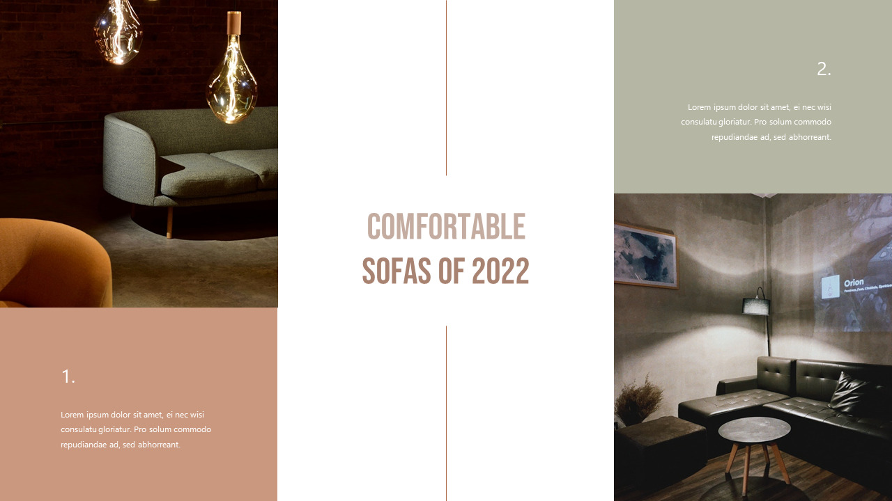 Choosing the Perfect Sofa Best PowerPoint Presentation Templates|Lifestyle