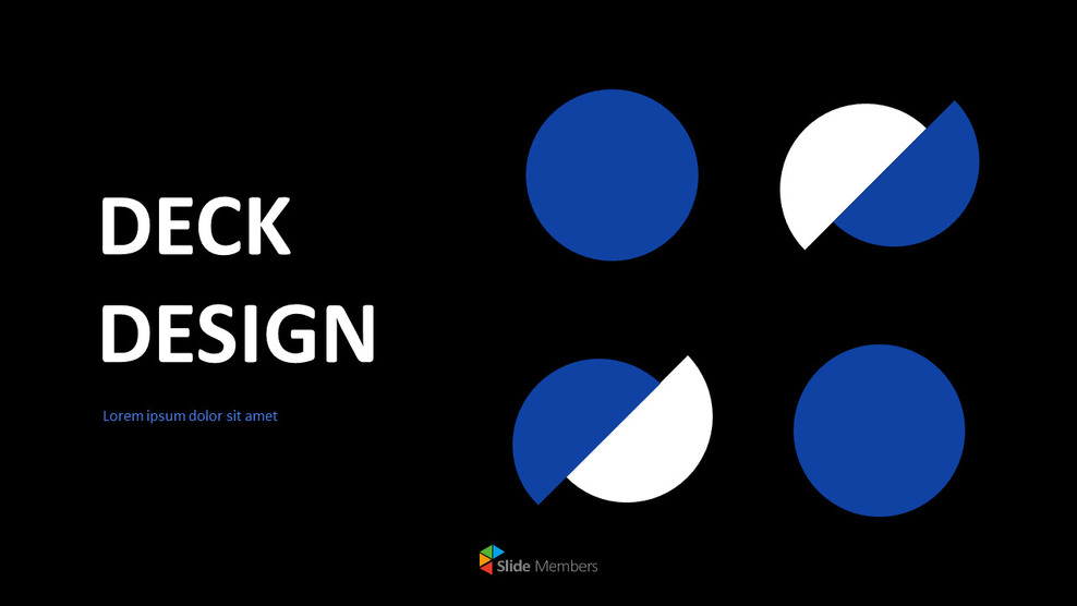 デッキシンプルなデザイン パワーポイントのプレゼンテーションPPT_01