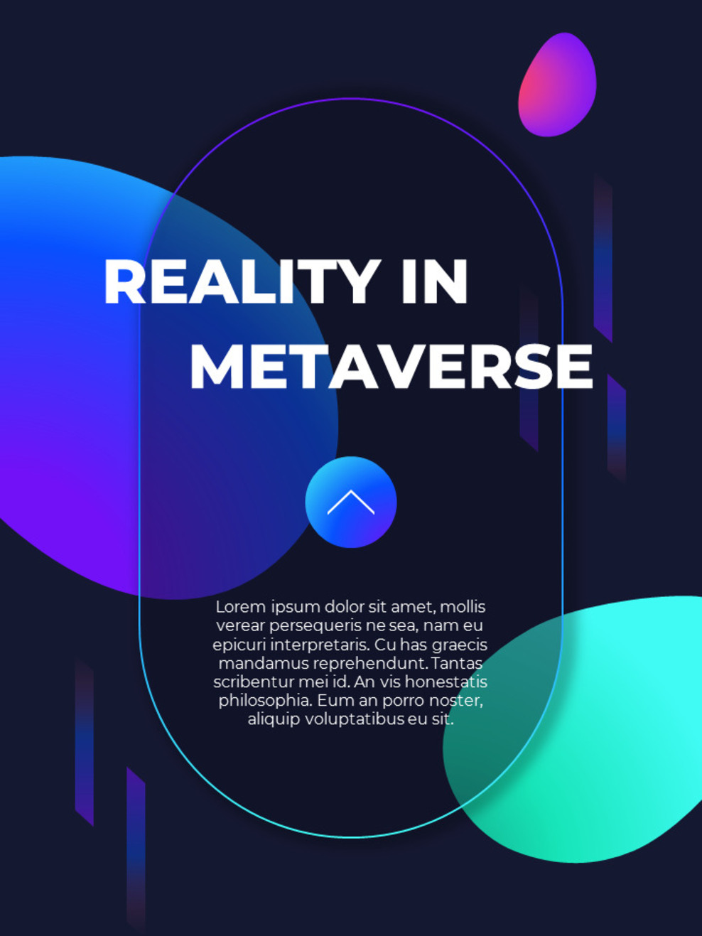 Reality in Metaverse powerpoint design free