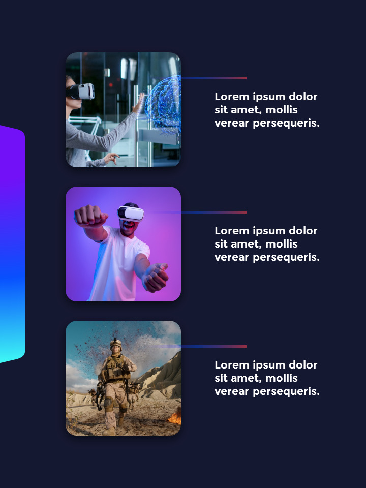 Reality in Metaverse powerpoint design free