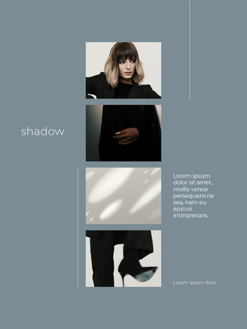 Shadow Concept Vertical Google Slides Presentation Templates