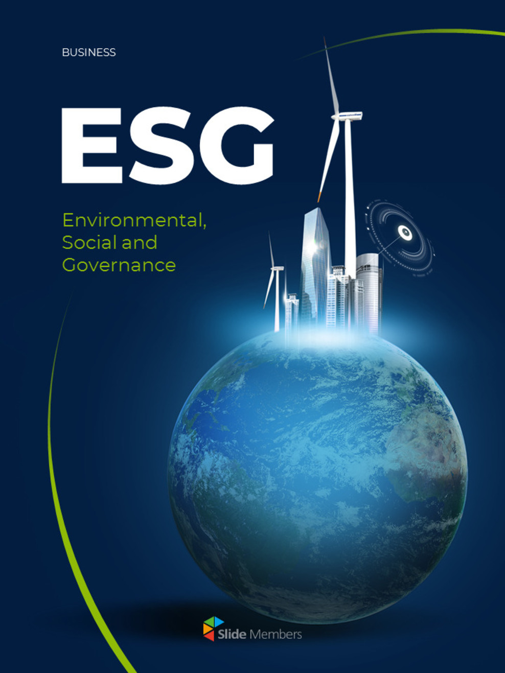 ESG Management Solution Business slides presentation