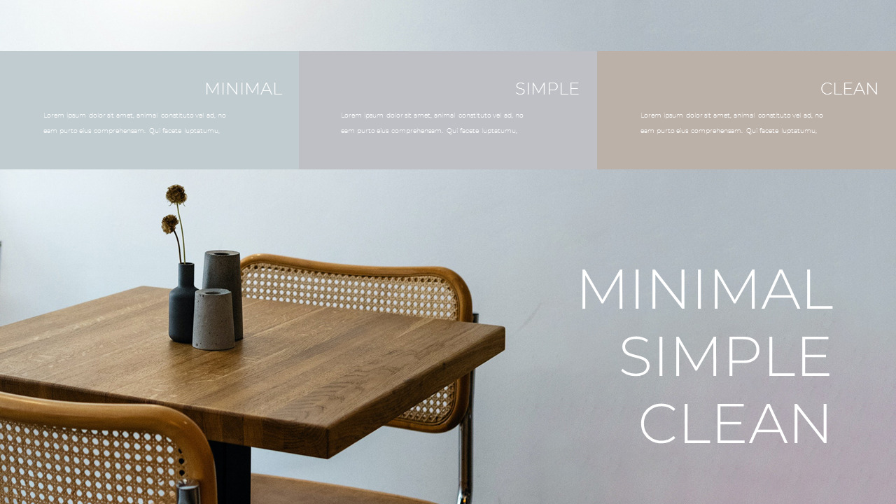 Minimal Art Deco Design Simple Slides Design|Lifestyle|Google