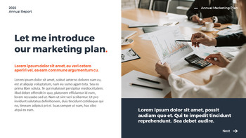 Rapport annuel Présentation marketing PPT_20