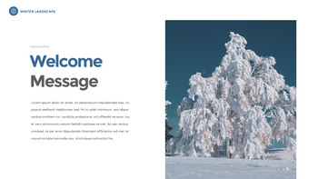 겨울 풍경 (설원, 설산, 눈꽃) 슬라이드 파워포인트_04