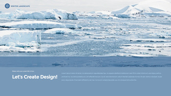 겨울 풍경 (설원, 설산, 눈꽃) 슬라이드 파워포인트_22