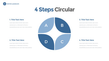 겨울 풍경 (설원, 설산, 눈꽃) 슬라이드 파워포인트_26