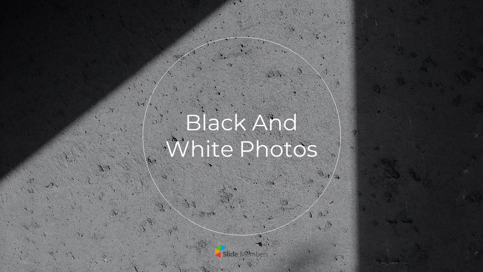 Black and White Photos Simple Google Slides_01