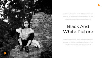 Black and White Photos Simple Google Slides_18