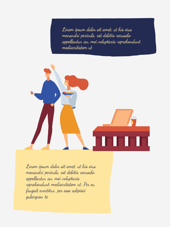 Delivery Service company profile template design