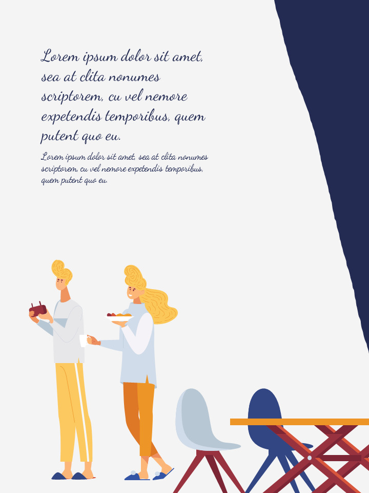 Delivery Service company profile template design