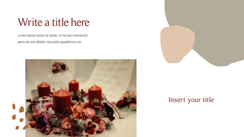 양초 (캔들) 편집이 쉬운 프레젠테이션 템플릿_04