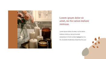 양초 (캔들) 편집이 쉬운 프레젠테이션 템플릿_14