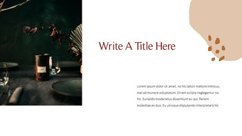 양초 (캔들) 편집이 쉬운 프레젠테이션 템플릿_16