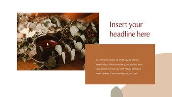 양초 (캔들) 편집이 쉬운 프레젠테이션 템플릿_24