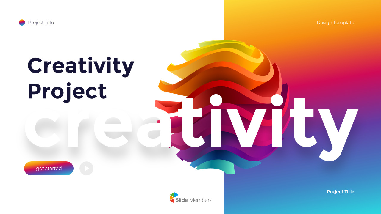Creativity Project Deck Product Pitch Presentation Template