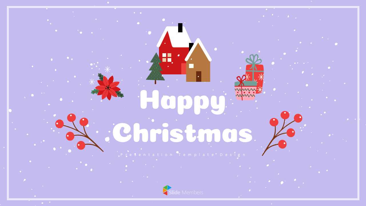 크리스마스 파워 포인트 템플릿