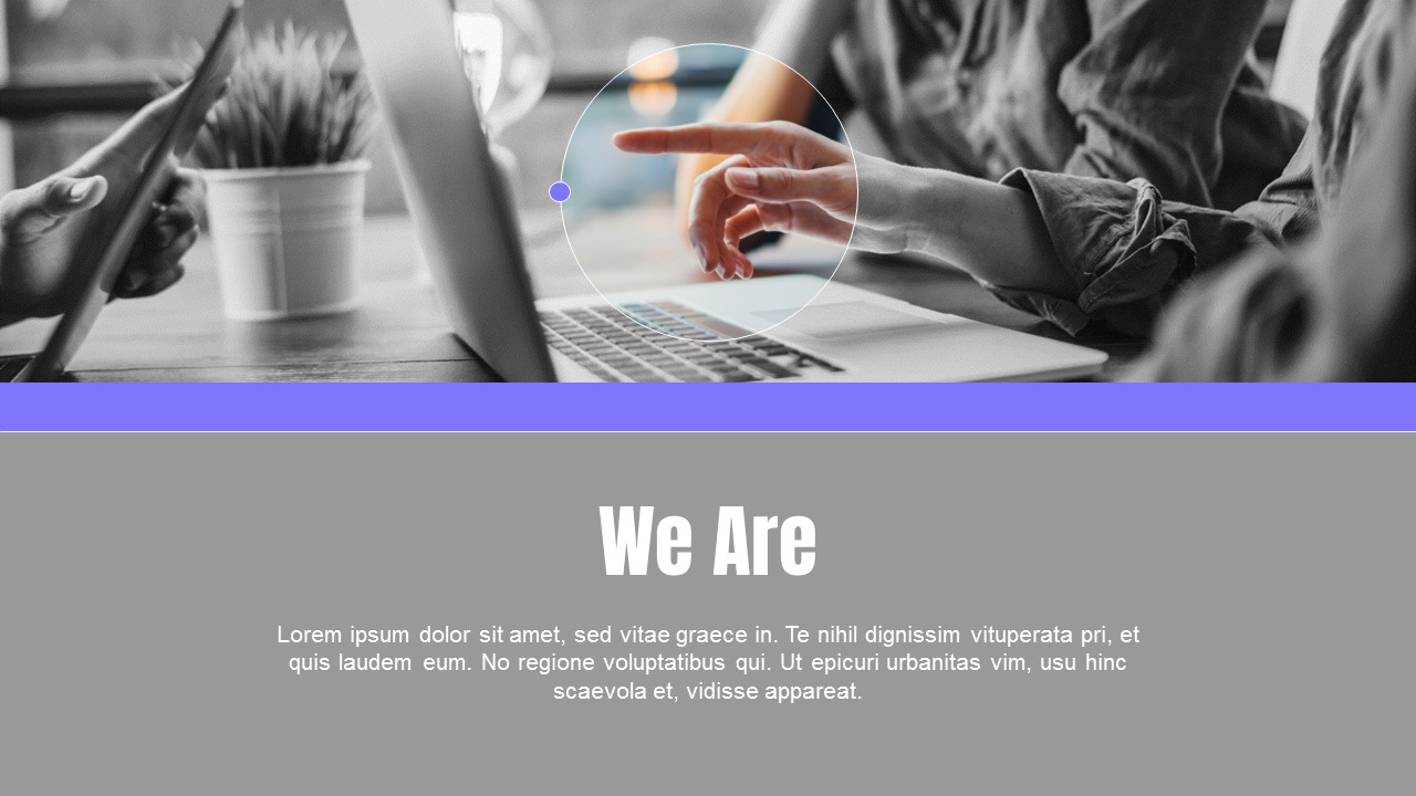 퍼플과 그레이 컬러의 비즈니스 프레젠테이션 테마 PT 템플릿_02