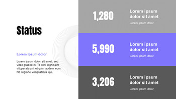 퍼플과 그레이 컬러의 비즈니스 프레젠테이션 테마 PT 템플릿_05