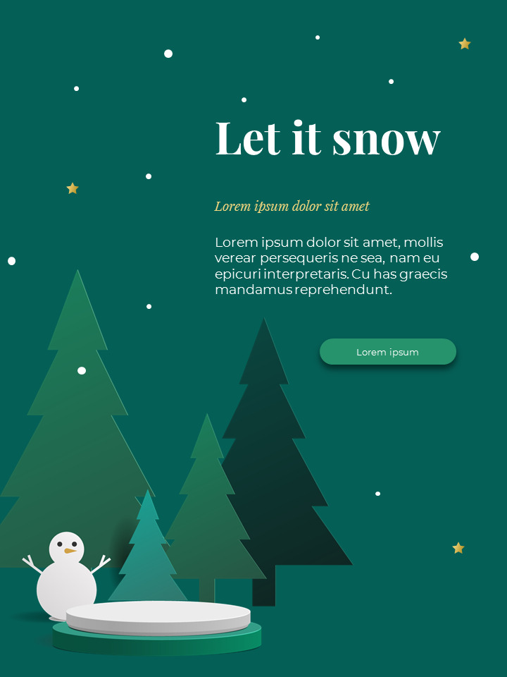 Together Merry Christmas Presentation PowerPoint Template
