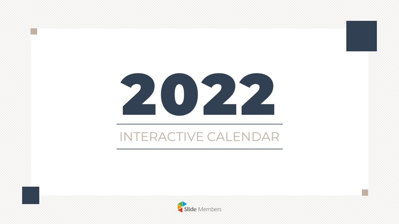Interactive Calendar 2022 Interactive Calendar 2022 Powerpoint Slides|Templates
