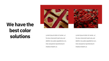 红色的 简单的幻灯片模板_07