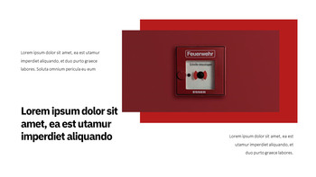 红色的 简单的幻灯片模板_20