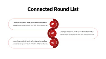 红色的 简单的幻灯片模板_32