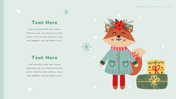 Happy Christmas template google slides_08