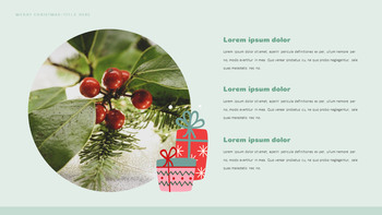 Happy Christmas template google slides_12