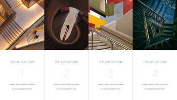 The Art of Stair PowerPoint Layout|Lifestyle|Templates