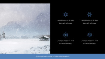 Schnee Einfache Google Slides Vorlage_06