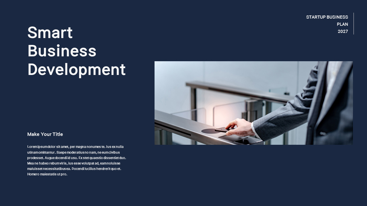 Startup Business Plan Slide PPT