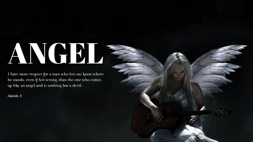 Engel - Theme Slides Kostenlose Vorlage_01