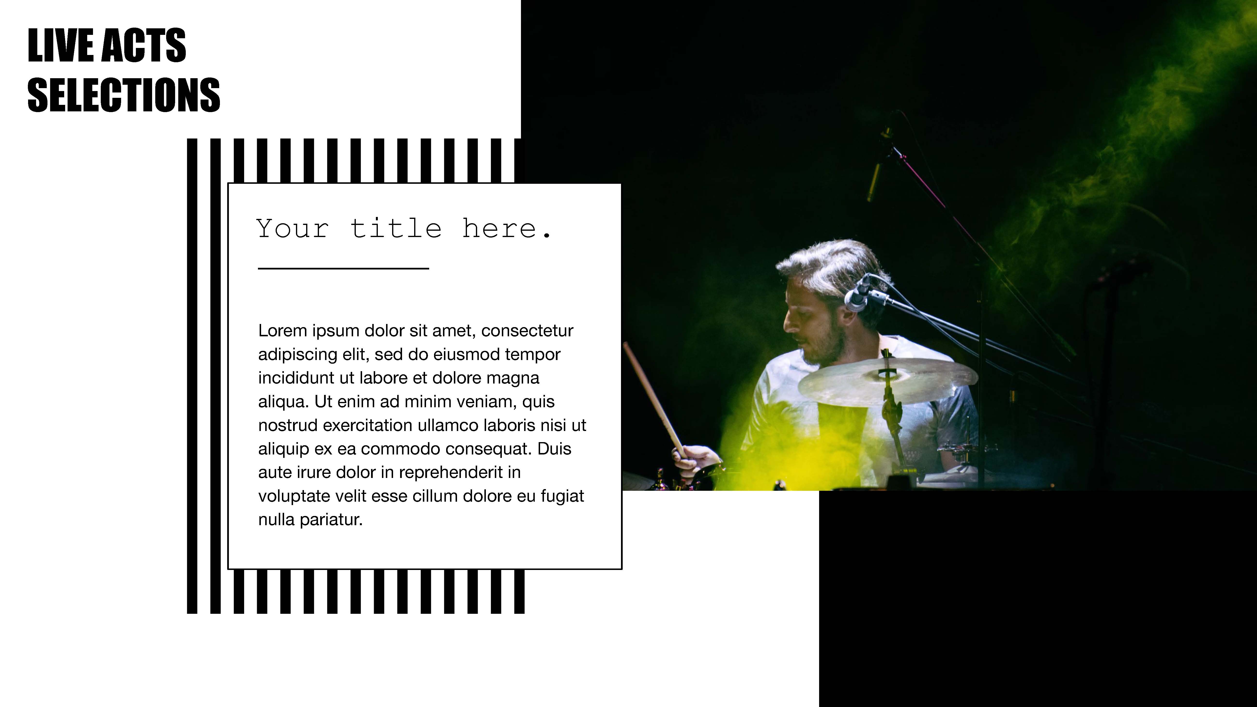 Event Pitch Google Slides Template Design