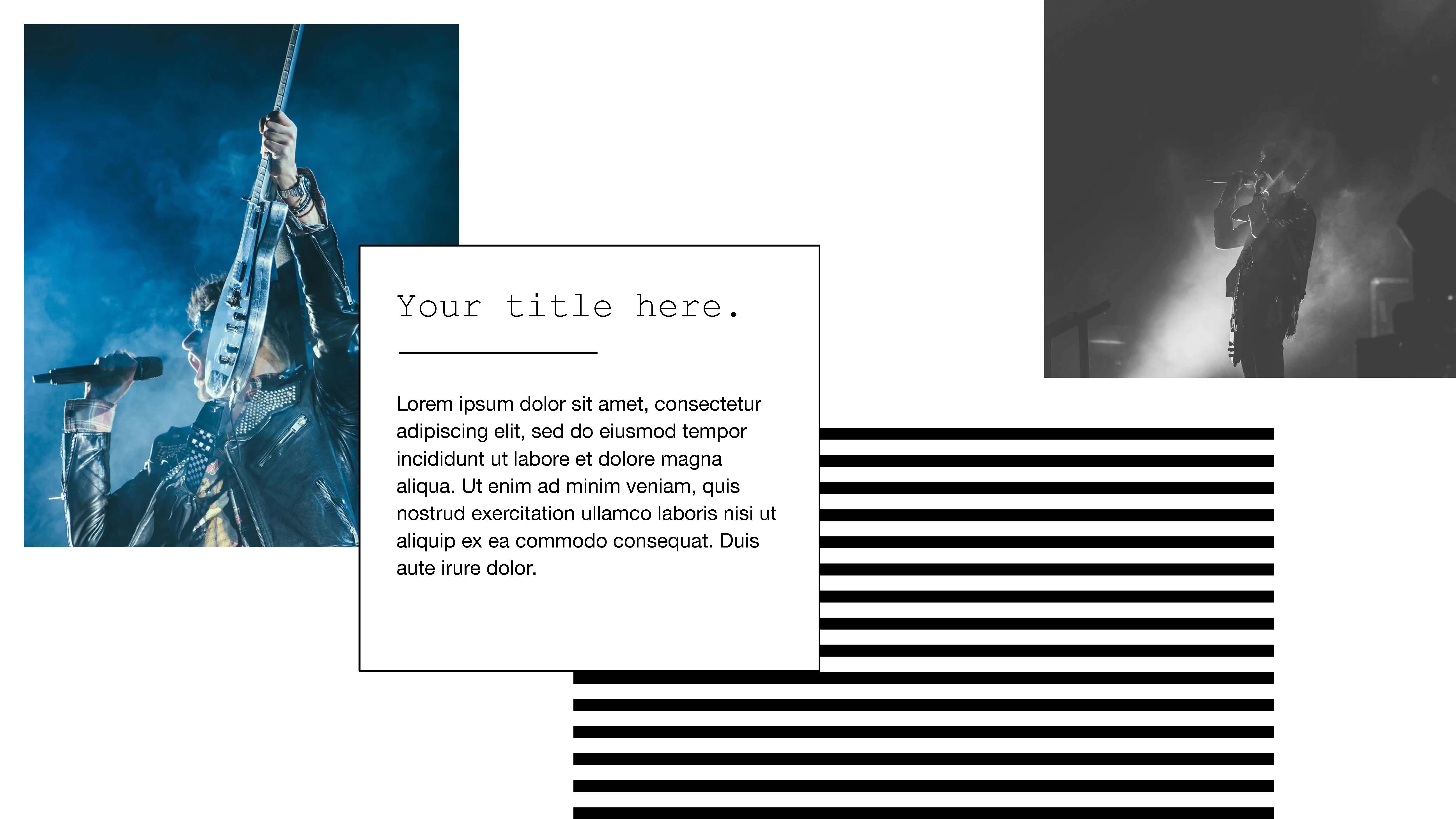 Event Pitch Google Slides Template Design