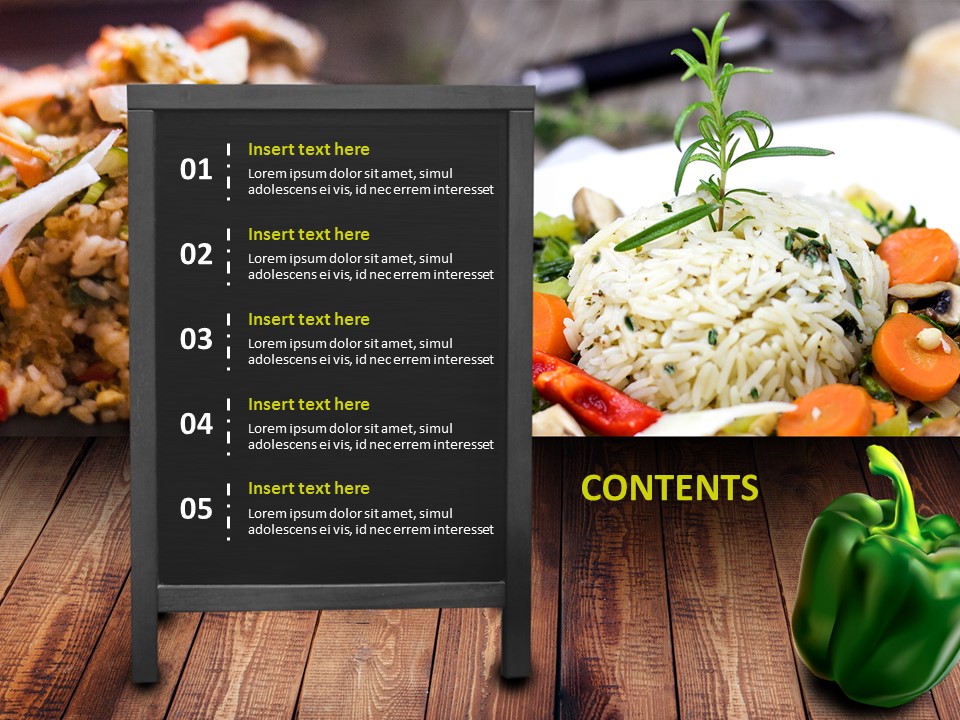 Free Powerpoint Sample - Restaurant Risotto_02