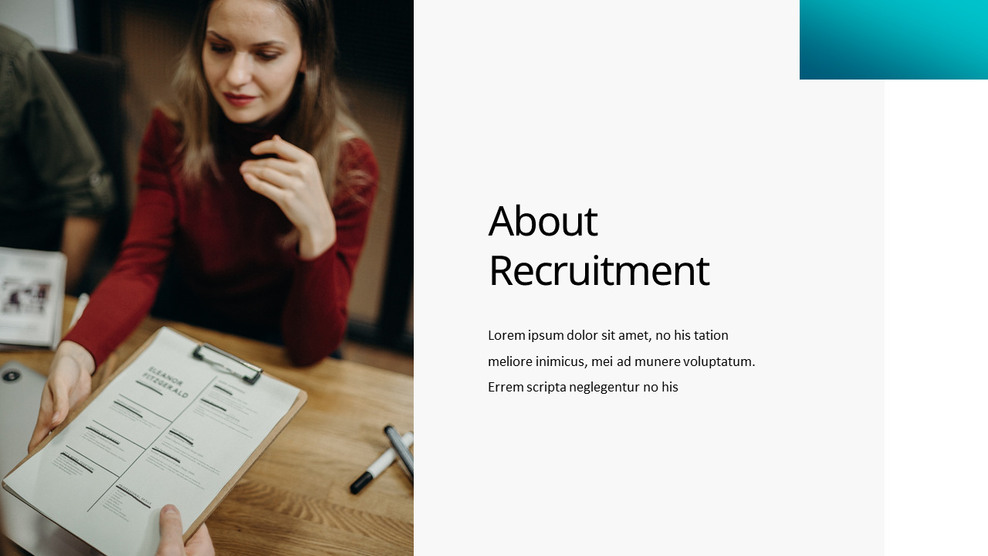 Recruitment Presentation Templates Design