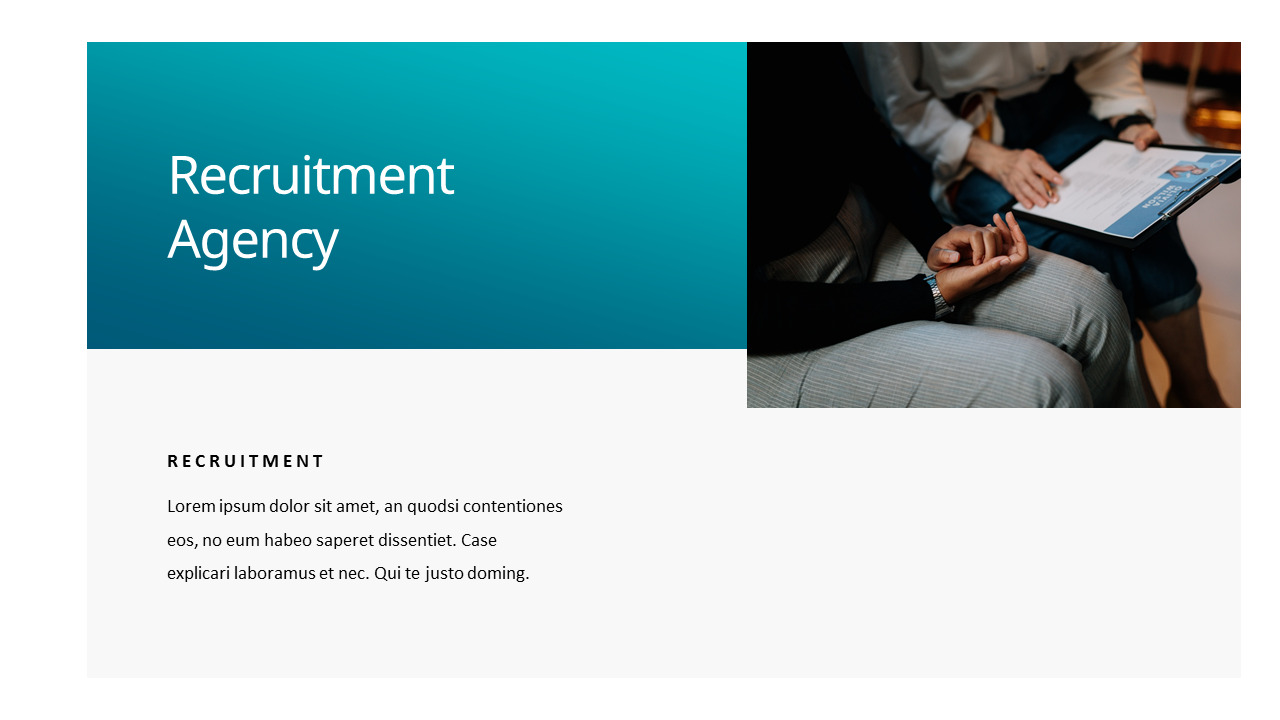 Recruitment Presentation Templates Design